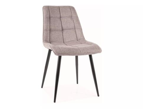 Стул SIGNAL CHIC Brego 07 серый/черный