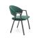 Стул HALMAR K473 темно-зеленый/черный