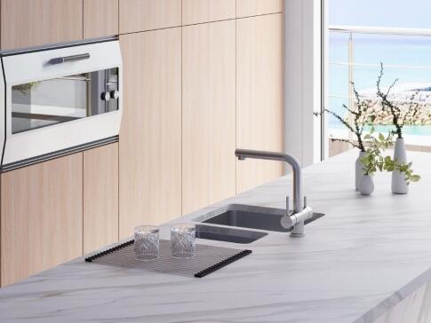 Кухонная мойка из нержавейки Omoikiri Tadzava 22-U/I-IN нержавеющая сталь