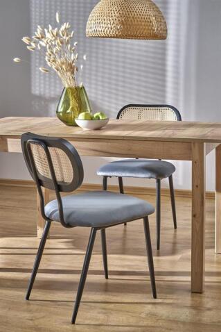 Стол обеденный HALMAR MAURYCY дуб крафт 118-158/75