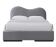 Кровать HALMAR AMBER серый, 160/200