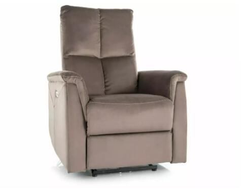 Кресло SIGNAL NEPTUN Velvet Bluvel 38 раскладное, капучино