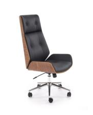 Кресло компьютерное HALMAR WEBSTER черный/орех