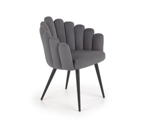 Стул HALMAR K410 серый/черный