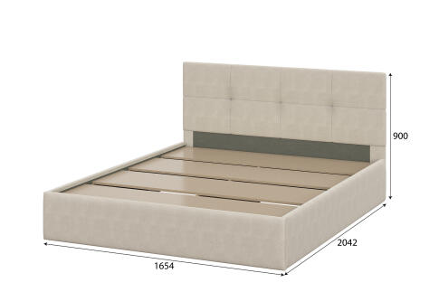 Кровать NN Мебель К №4 Бежевый, 160/200