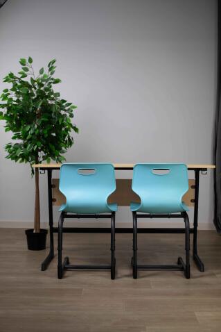 Сидение Sheffilton SHT-ST58/3-5 голубой