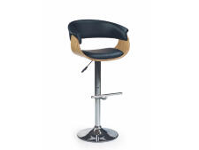 Стул барный HALMAR H45 дуб/черный 