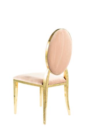 Стул SIGNAL KING Velvet Bluvel 28 бежевый/золотой