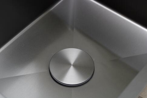 Кухонная мойка из нержавейки BLANTEK LS-5444B Nano black (+500B40B1)