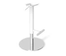 Каркас барного стула Sheffilton SHT-S128 артикул КС-140 хром/белый муар