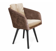 Стул Sheffilton SHT-ST43-2/S195 какао/ванильный крем/черный