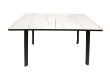 Стол ВВР Миллер Каспий серый/черный №3, пластик 120-160/80