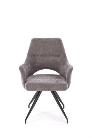 Стул HALMAR K542 серый/черный, поворотный