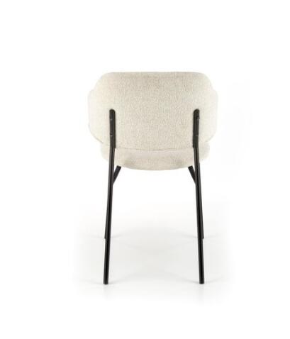 Стул HALMAR K497 кремовый/черный