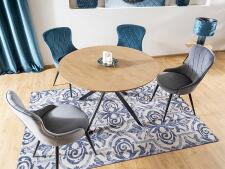 Стол обеденный SIGNAL ASTER дуб/черный 120