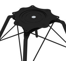 Каркас стула Sheffilton SHT-S370-VP черный муар, поворотный