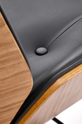 Кресло компьютерное HALMAR WEBSTER черный/орех