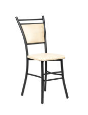 Стул ВВР Мажор бежевый крокодил/черный, экокожа