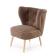 Кресло HALMAR MOCCA темно-коричневый