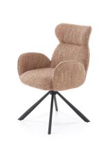 Стул HALMAR K571 корица/черный, поворотный