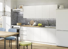 Кухонный гарнитур ДСВ Мори (2,0 м) Белый