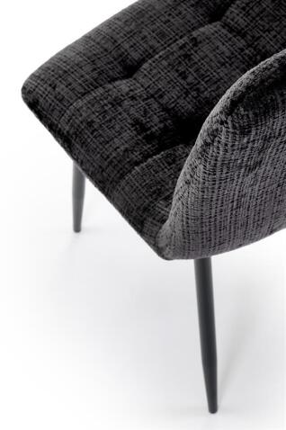 Стул HALMAR K547 черный/черный