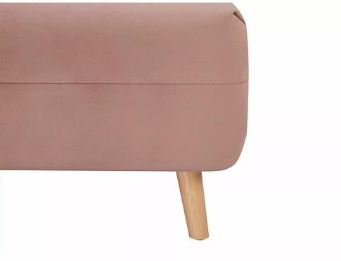 Кресло SIGNAL SPIKE Velvet tap. 182 раскладное, античный розовый/бук