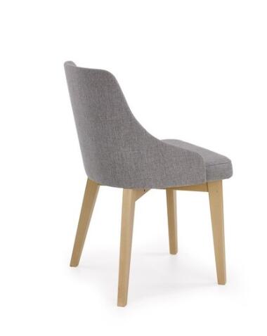 Стул HALMAR TOLEDO серый/дуб сонома
