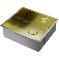 Кухонная мойка из нержавейки Omoikiri Kasen 49-16-INT-LG светлое золото