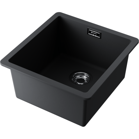 Кухонная мойка Omoikiri Kata 40-U-BL Artgranit/черный
