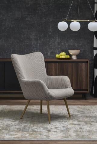 Кресло HALMAR AMARO серый