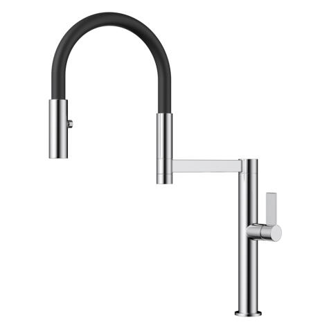 Смеситель для кухни Omoikiri Osaka BN BL нержавеющая сталь