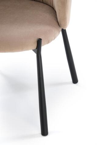 Стул HALMAR K531 бежевый/черный