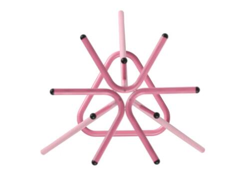 Вешалка МЕБЕЛИК Галилео 217 розовый