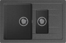 Кухонная мойка GRANFEST QUADRO Q-775KL графит