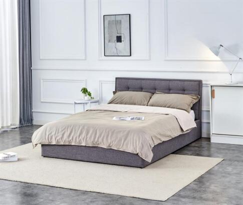 Кровать HALMAR PADVA серый, 140/200