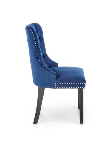 Стул HALMAR MIYA темно-синий/черный