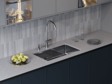 Кухонная мойка из нержавейки Omoikiri Omi 73-U/I-IN нержавеющая сталь