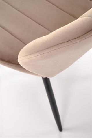 Стул HALMAR K538 бежевый/черный