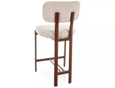 Стул барный SIGNAL MISAKI H-2 t.255 светло-бежевый/орех