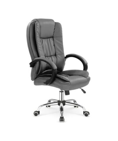 Кресло компьютерное HALMAR RELAX серый/хром