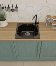 Кухонная мойка GRANFEST UNIQUE U-500 черный