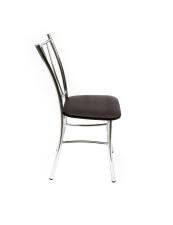 Стул ВВР Трилогия шоколад крокодил/хром, экокожа