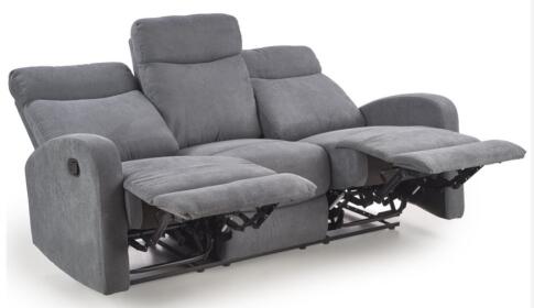 Диван HALMAR OSLO 3S раскладной, темно-серый