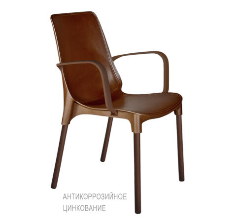 Стул Sheffilton SHT-S76 коричневый/коричневый муар Стул Sheffilton SHT-S76 коричневый/коричневый муар