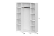 Шкаф NN Мебель ШК 5 (1600) Серия 2 Белый текстурный