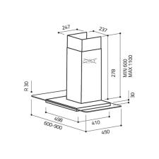 Вытяжка ELICA FLAT GLASS IX/A/60