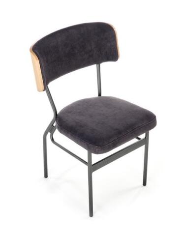 Стул HALMAR SMART дуб натуральный/черный