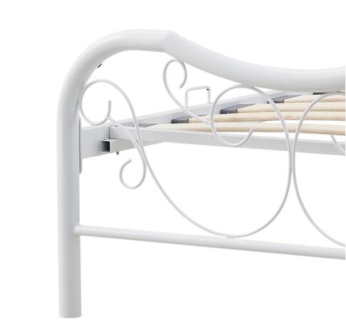 Кровать HALMAR FABRIZIA серый/белый, 90/200