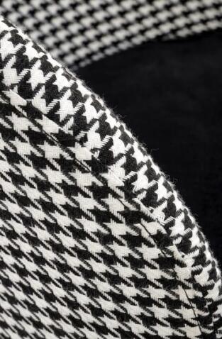 Стул барный HALMAR H113 черный/белый